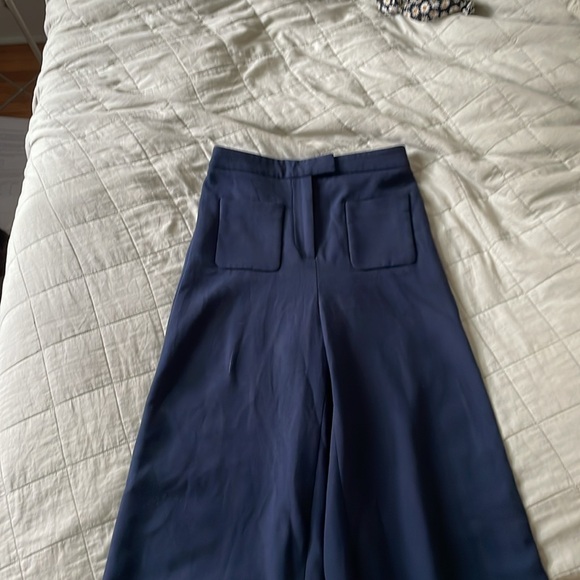 COS Blue Wide leg trousers - Picture 3 of 8